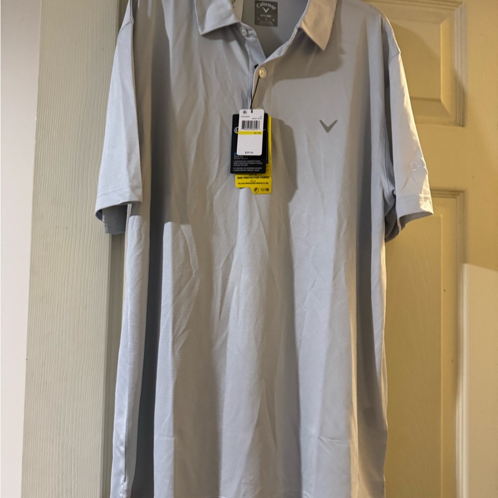 Callaway Men's Polo Shirt in Light Gray